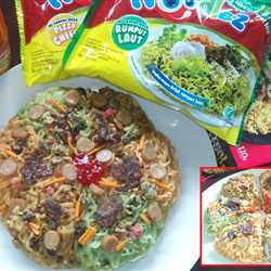 Pizza Pelangi Indomie